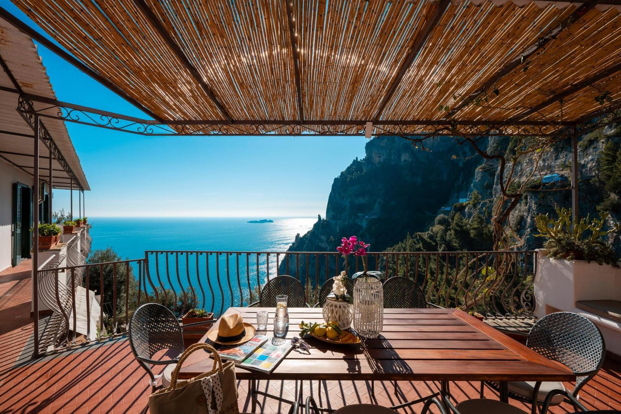 Villa Punta Del Sole Positano Bagian luar foto