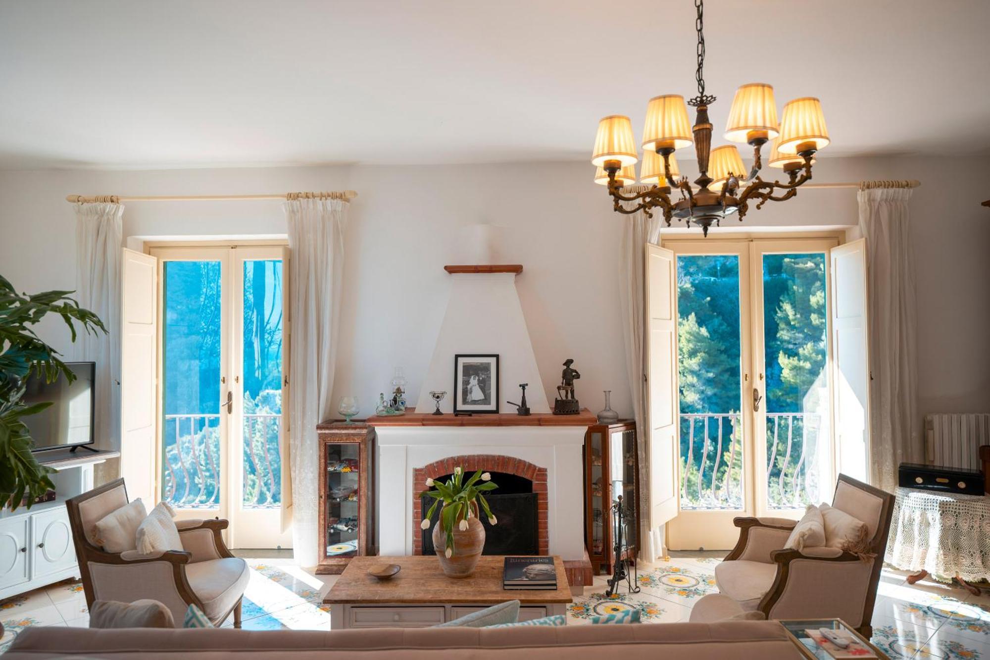Villa Punta Del Sole Positano Bagian luar foto