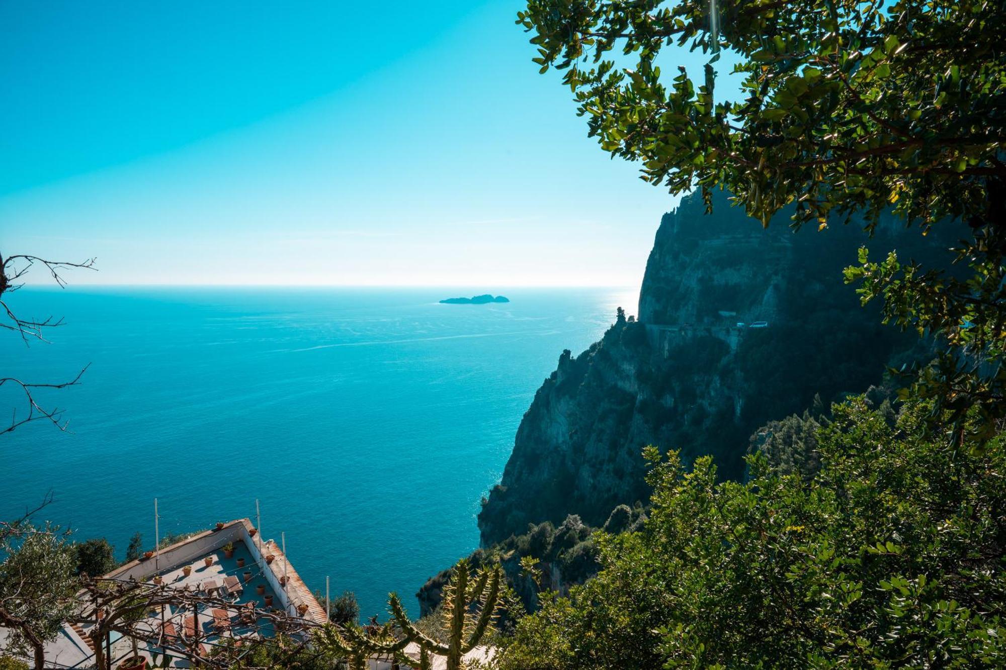 Villa Punta Del Sole Positano Bagian luar foto